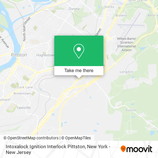 Mapa de Intoxalock Ignition Interlock Pittston