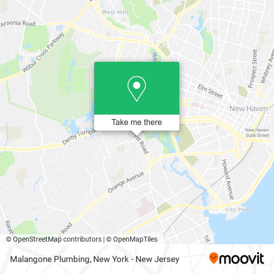 Mapa de Malangone Plumbing