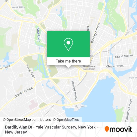 Dardik, Alan Dr - Yale Vascular Surgery map