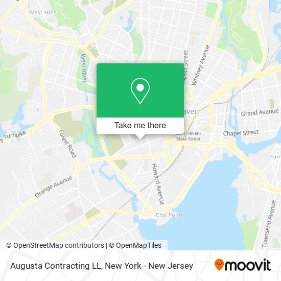 Augusta Contracting LL map