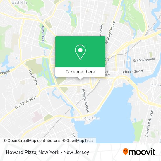 Howard Pizza map