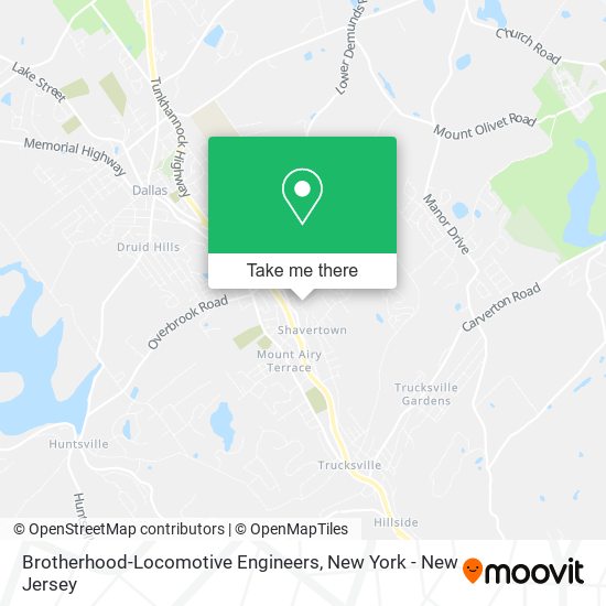 Mapa de Brotherhood-Locomotive Engineers