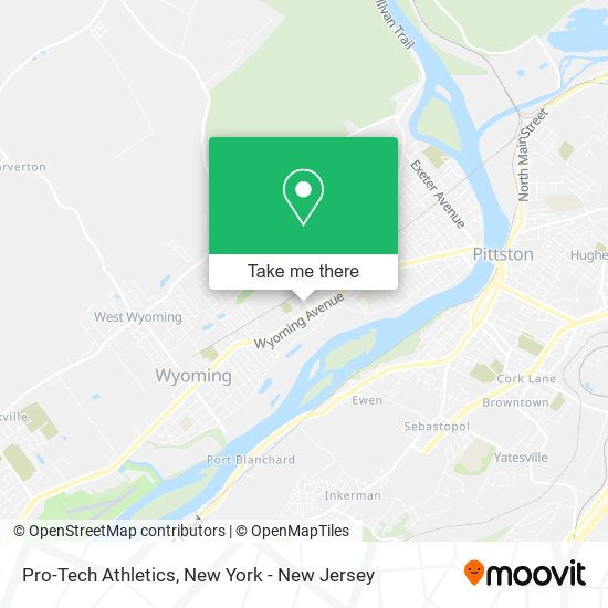 Mapa de Pro-Tech Athletics