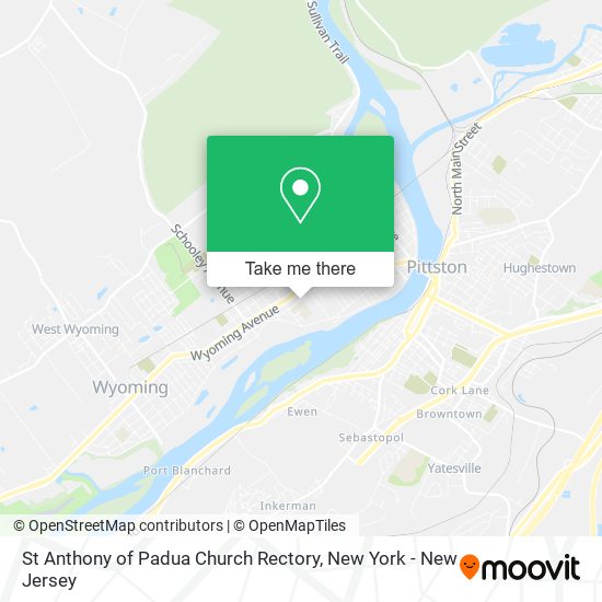 St Anthony of Padua Church Rectory map