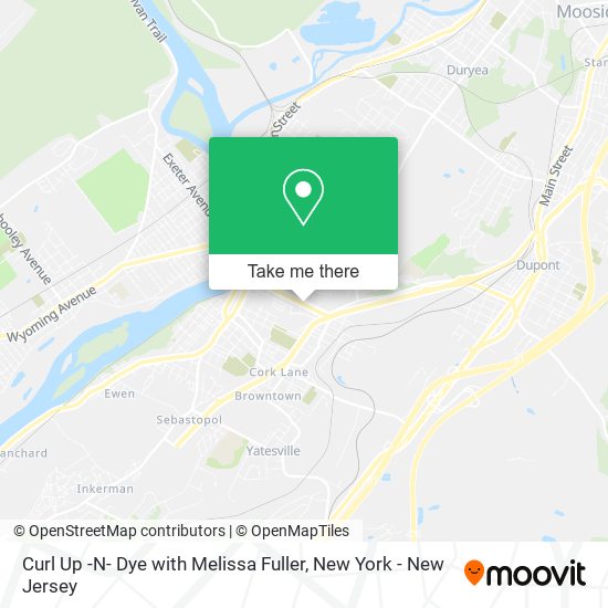 Curl Up -N- Dye with Melissa Fuller map