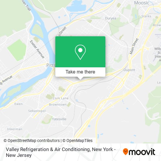 Mapa de Valley Refrigeration & Air Conditioning