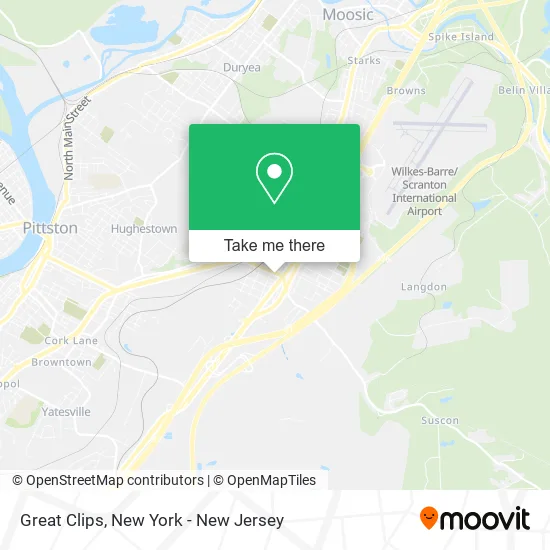Great Clips map