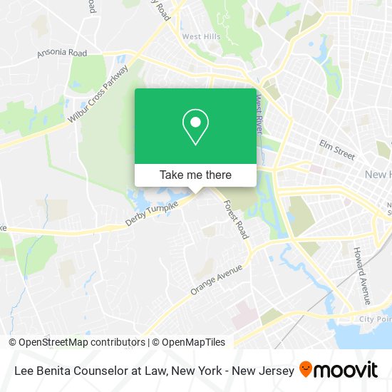 Lee Benita Counselor at Law map