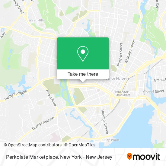 Perkolate Marketplace map