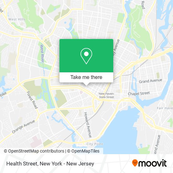 Mapa de Health Street