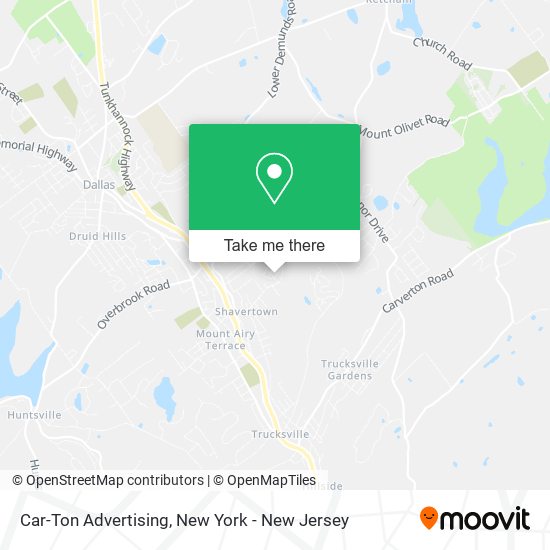 Car-Ton Advertising map