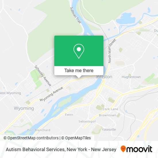 Autism Behavioral Services map