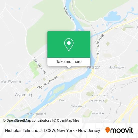 Nicholas Telincho Jr LCSW map