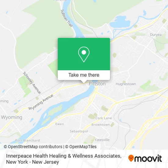 Innerpeace Health Healing & Wellness Associates map