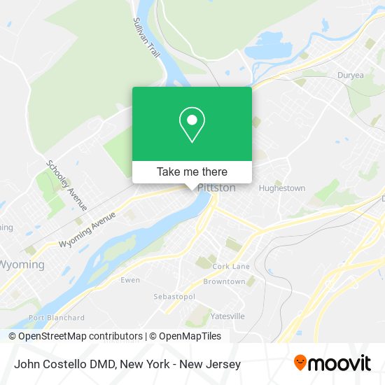 Mapa de John Costello DMD