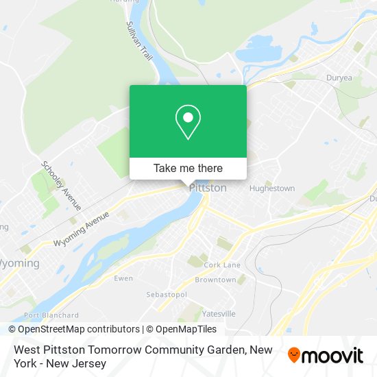 Mapa de West Pittston Tomorrow Community Garden