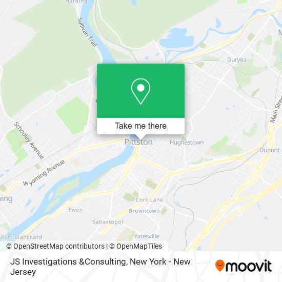 JS Investigations &Consulting map
