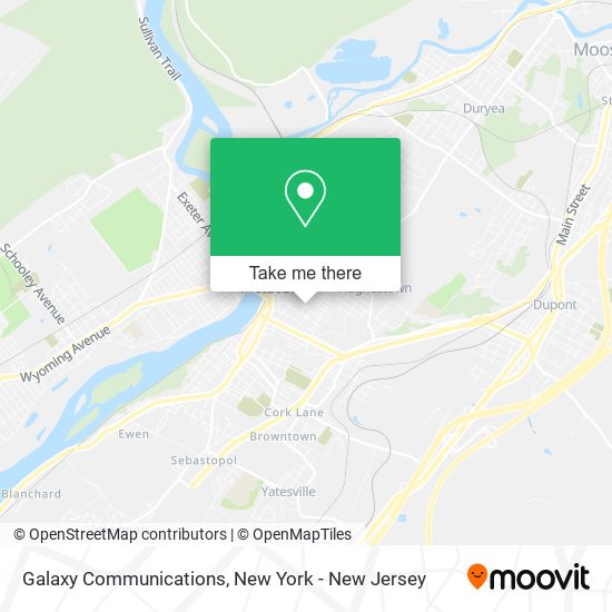 Mapa de Galaxy Communications
