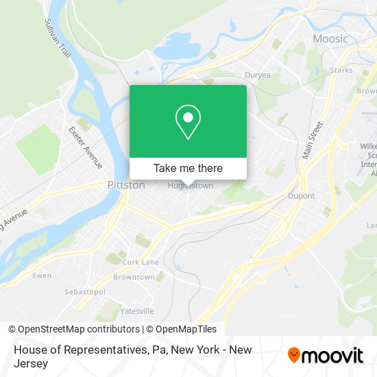 Mapa de House of Representatives, Pa