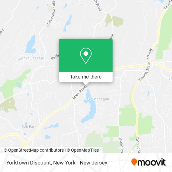 Mapa de Yorktown Discount