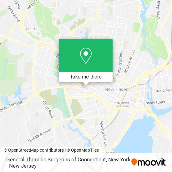 Mapa de General Thoracic Surgeons of Connecticut
