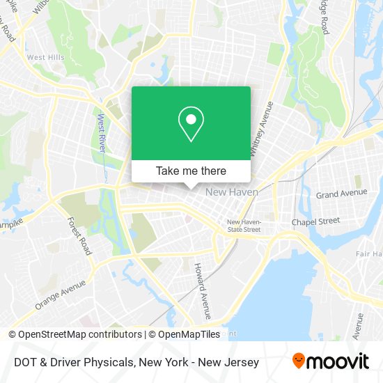 Mapa de DOT & Driver Physicals