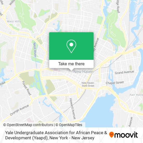 Yale Undergraduate Association for African Peace & Development (Yaapd) map