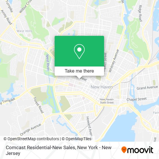 Comcast Residential-New Sales map