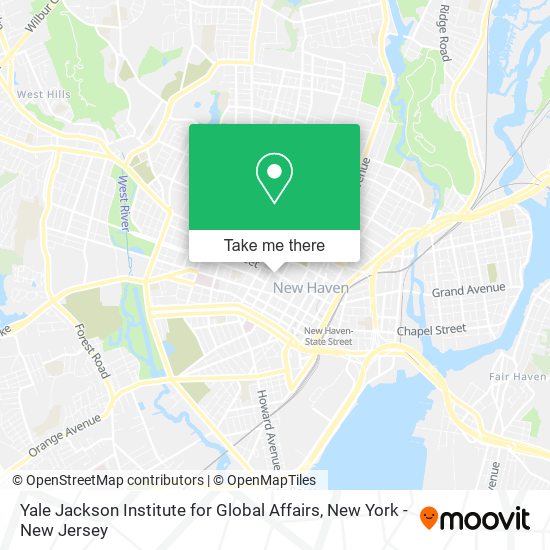 Mapa de Yale Jackson Institute for Global Affairs