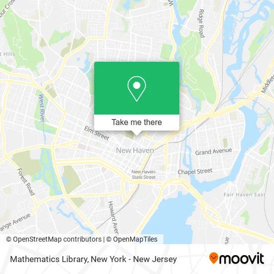 Mathematics Library map