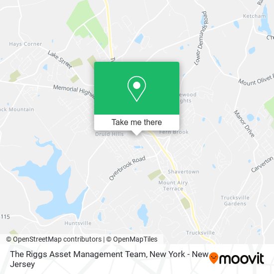 The Riggs Asset Management Team map