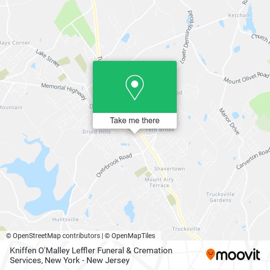Kniffen O'Malley Leffler Funeral & Cremation Services map