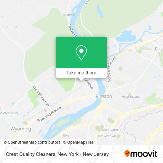 Crest Quality Cleaners map
