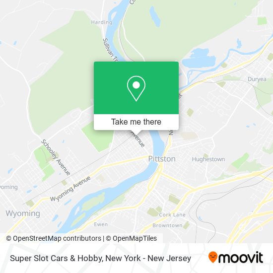 Mapa de Super Slot Cars & Hobby