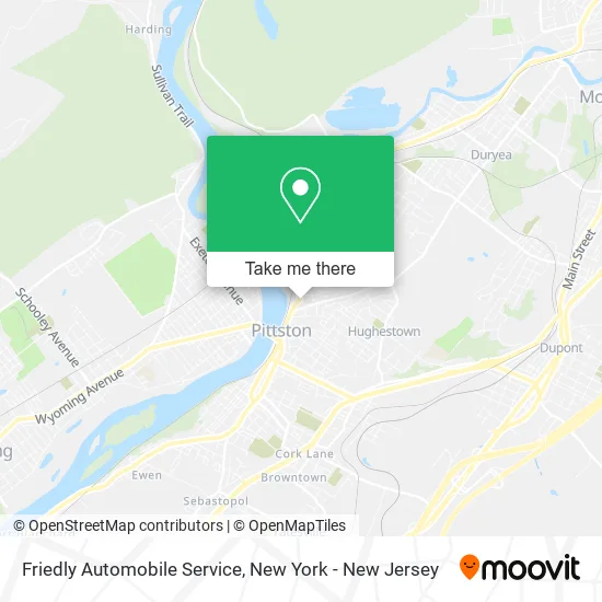 Friedly Automobile Service map