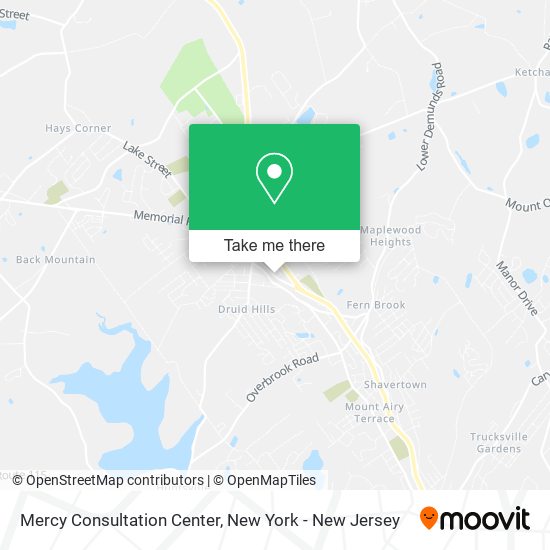Mercy Consultation Center map