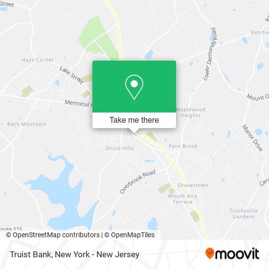 Truist Bank map