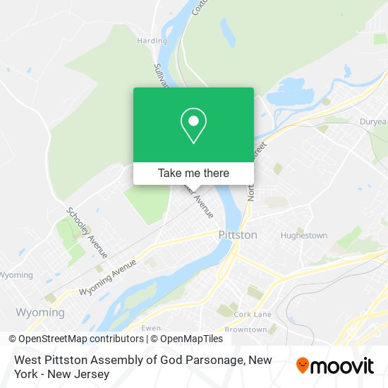Mapa de West Pittston Assembly of God Parsonage