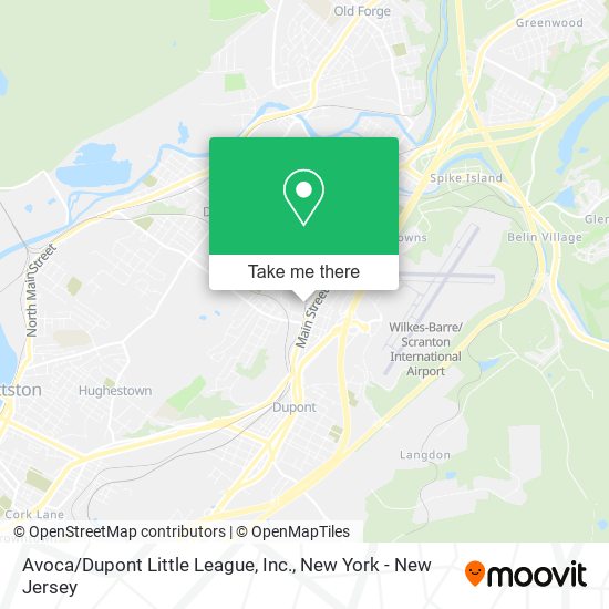 Avoca / Dupont Little League, Inc. map