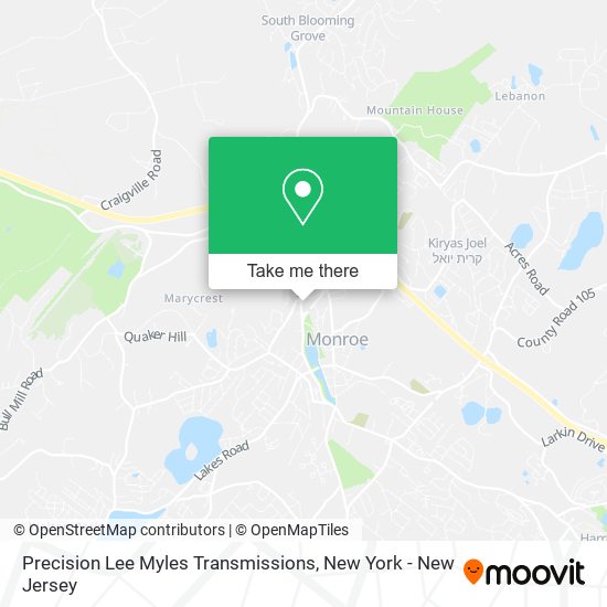 Precision Lee Myles Transmissions map