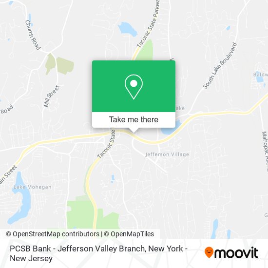 Mapa de PCSB Bank - Jefferson Valley Branch