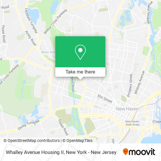 Mapa de Whalley Avenue Housing II