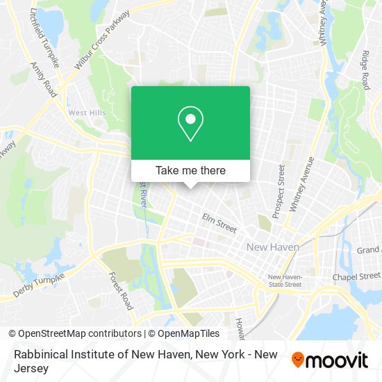 Rabbinical Institute of New Haven map