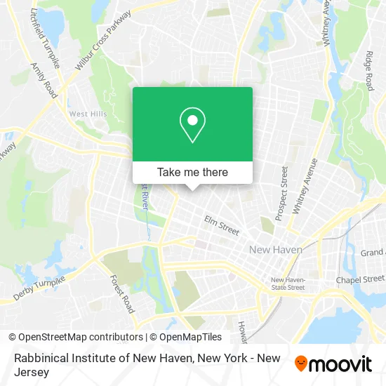 Rabbinical Institute of New Haven map
