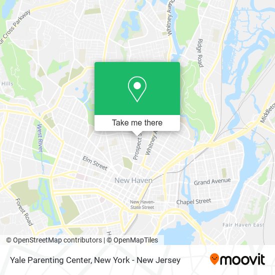 Yale Parenting Center map