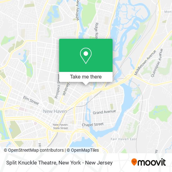 Mapa de Split Knuckle Theatre