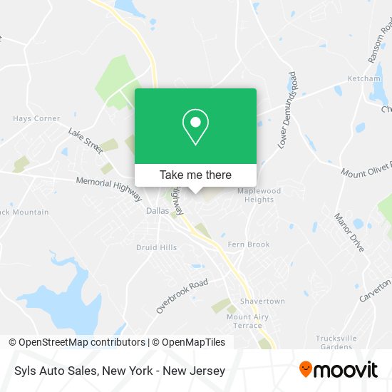 Mapa de Syls Auto Sales