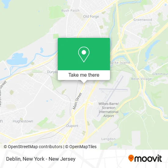 Deblin map