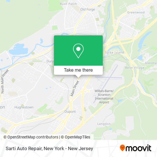 Sarti Auto Repair map