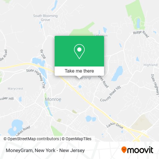 MoneyGram map